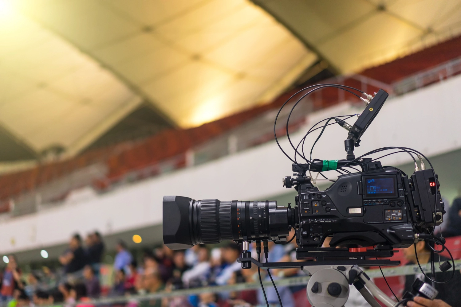a camera on a tripod